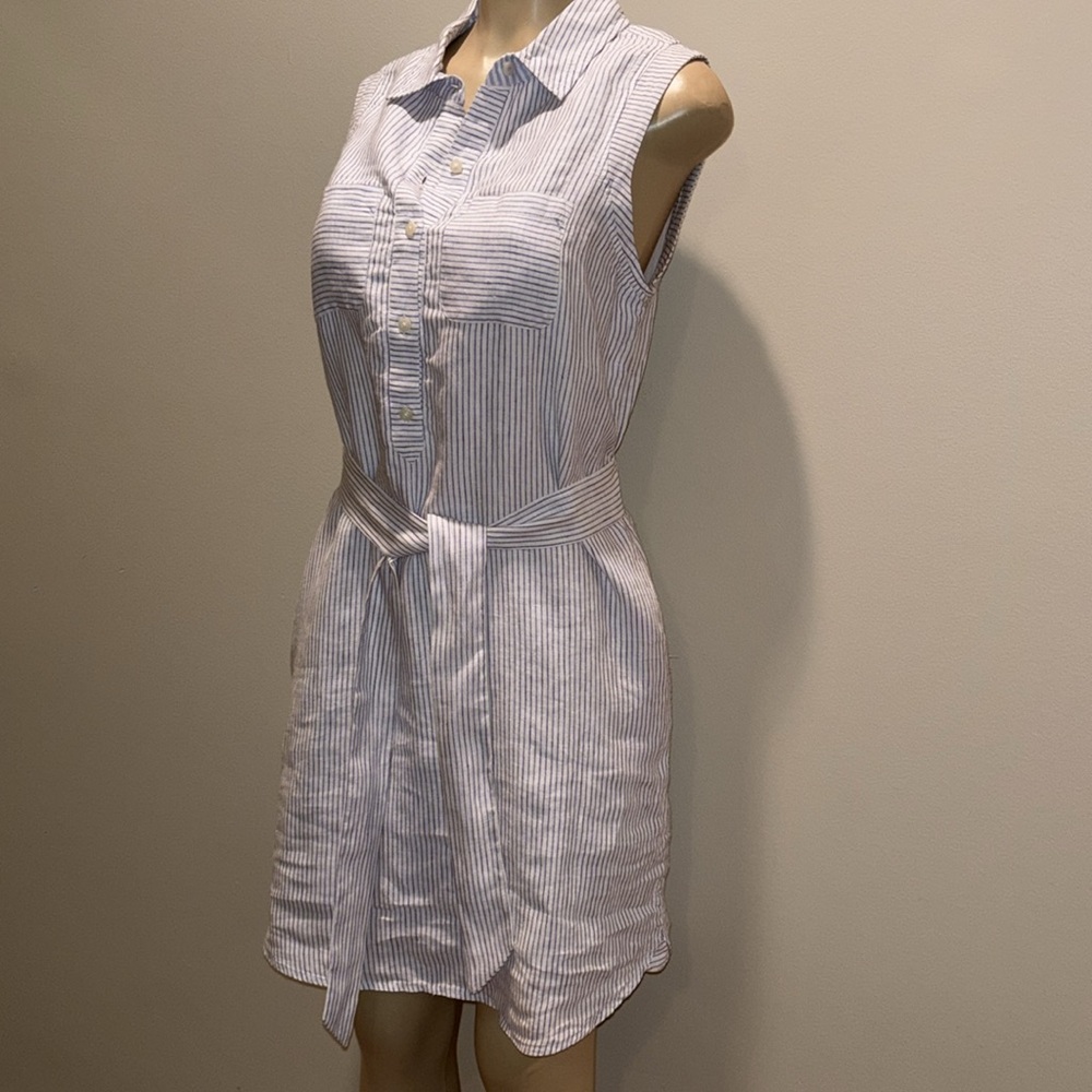 Striped Margo Shirt Dress at vineyard vines size 8 - Picture 3 of 7